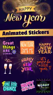 happy new year with stickers iphone images 1