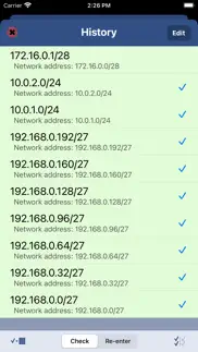 ip keypad pro - subnet calc iPhone Captures Décran 3