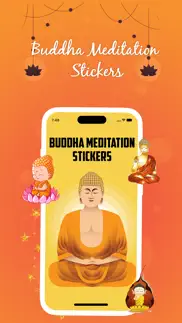 buddha meditation stickers iphone images 1