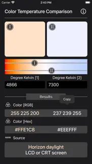 color temperature comparison iphone images 2