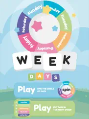 days of the week for kids ipad images 1