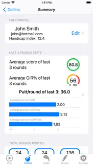 golf gps rangefinder scorecard iphone images 3
