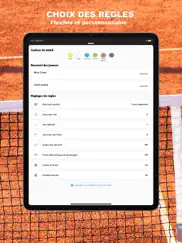 tennis score keepr iPad Captures Décran 2