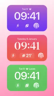 lock screen icon widgets iPhone Captures Décran 1