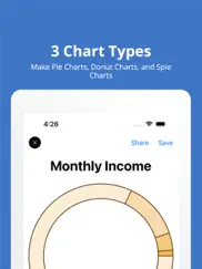 grafi - simple pie chart maker ipad capturas de pantalla 3