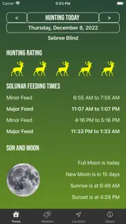 solunar best hunting times iphone images 1