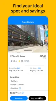 spothero: #1 rated parking app iphone images 3