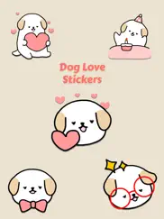 dog love stickers - wasticker ipad images 1