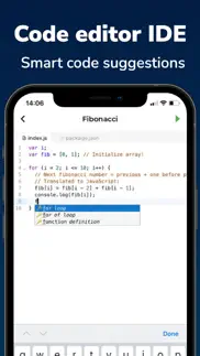 code runner - compile ide code iphone resimleri 1