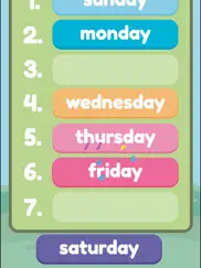 days of the week for kids ipad images 3