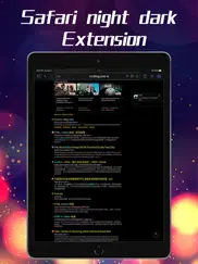 dforce - safari dark extension iPad Captures Décran 1