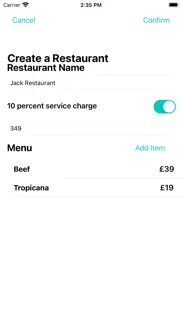 restaurant split tracker iphone images 2