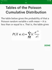 poisson distribution tables ipad images 2