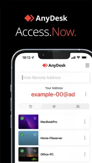 escritorio remoto anydesk iphone capturas de pantalla 1