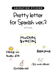 pretty letter for spanish ver2 ipad images 1