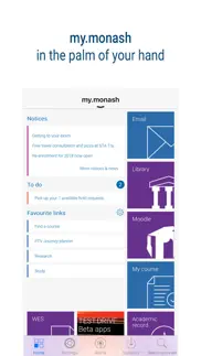 my.monash iphone capturas de pantalla 1