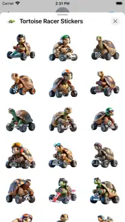 tortoise racer stickers iPhone Captures Décran 1