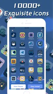 themes: color widgets, icons iPhone Captures Décran 4