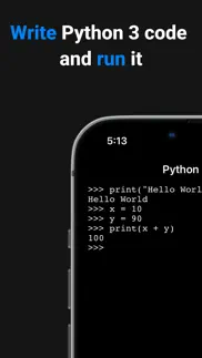 python 3 coding ide learn code iphone capturas de pantalla 4