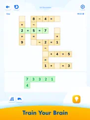 math crossword - number puzzle ipad images 2