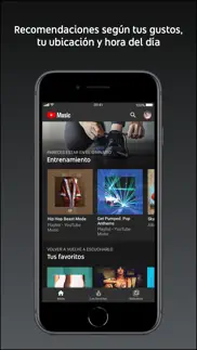 youtube music iphone capturas de pantalla 2