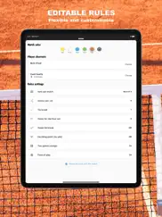 tennis score keepr ipad capturas de pantalla 2