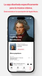 apple music classical iphone capturas de pantalla 1