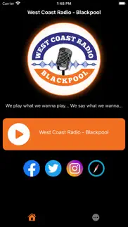 west coast radio - blackpool iPhone Captures Décran 1