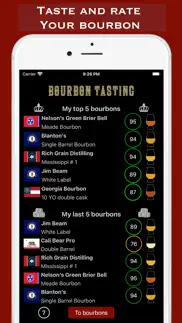 bourbon tasting iphone capturas de pantalla 1