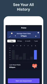 pulse checker & heart rate. iphone resimleri 3