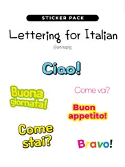 lettering for italian ipad images 1