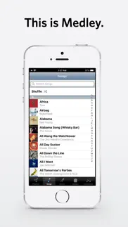 medley music player iphone images 1