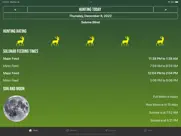 solunar best hunting times iPad Captures Décran 1