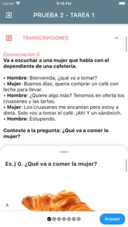 dele a2 spanish examen1 iphone capturas de pantalla 4