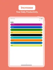 to do list widget daily tasks iPad Captures Décran 2