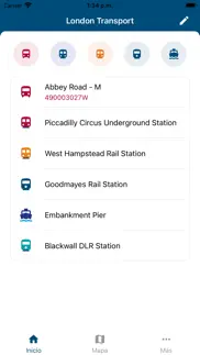 london transport live times iphone capturas de pantalla 1