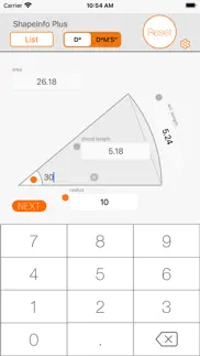 figura calculadora shapeinfo iphone capturas de pantalla 4