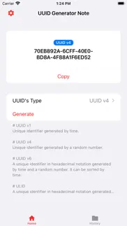 uuid generator note iphone resimleri 1