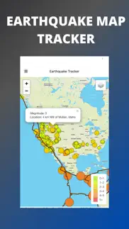 earthquake map tracker iphone images 1