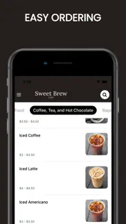 sweet brew cafe online iphone capturas de pantalla 4