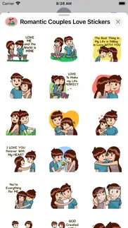 romantic couples love stickers iphone images 3