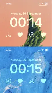 app launcher lockscreen widget iPhone Captures Décran 1