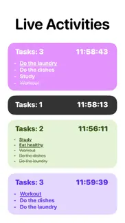 tasks - create live activities iphone resimleri 1