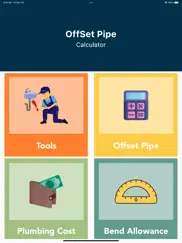 pipe offset calculator & guide ipad images 1