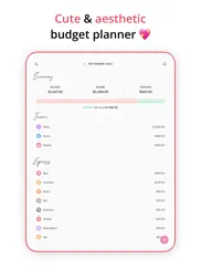 budget planner app - fleur ipad images 1