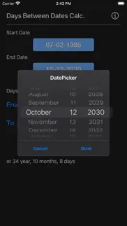 days between dates calculator iphone images 4