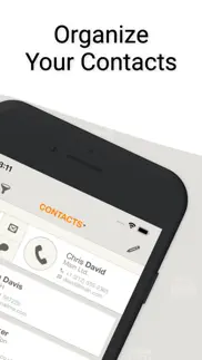 contaqs - the contact manager iphone capturas de pantalla 2