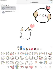 dog love stickers - wasticker ipad images 2