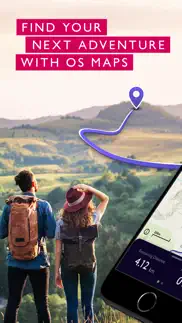 os maps: hiking & bike trails iphone images 1