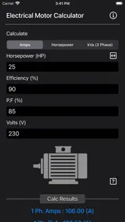 electrical motor calculator iphone images 1